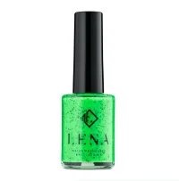 LENA LENA Breathable Nail Polish – Speckled Pattern - Don't Lime to Me - SE15
