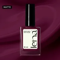 LENA LENA Matte Breathable Nail Polish – Lipstick Junkie - LE68