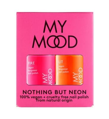 My Mood My Mood Nail Polish Duo Nothing But Neon 20ml