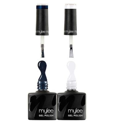 Mylee Mylee Gel Nail Polish Duo Blue Skies White Lies 2 X 8ml