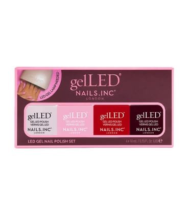 Nails Inc Nails Inc Nails.inc Gelled 4-Piece Gel Nail Polish Set Season To Shine