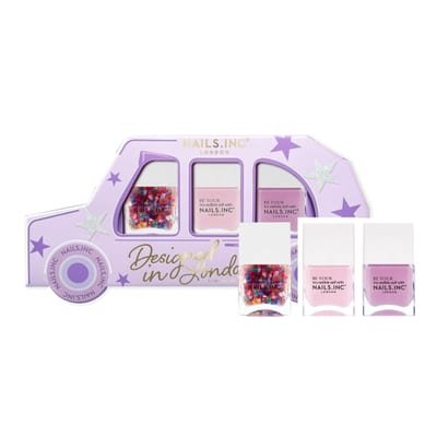 Nails Inc Nails Inc Mani Calling Taxi Nail Polish Set - Purple