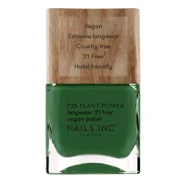 Nails Inc Nails Inc Nails.INC 73% Plant Power Nail Polish – Wipe The Slate Green