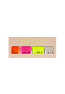 Nails.INC (US) Naked In Neon 4-Piece Nail Polish Set