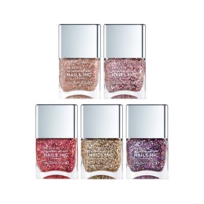 Nails.INC (US) Super Sequins 5-Piece Nail Polish Set US
