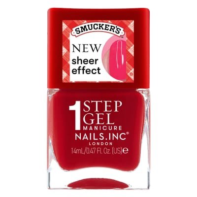 Nails.INC (US) Nails.INC x Smucker’s® Sweeter Than Strawberries - It’s Topless Jelly Effect 1-Step Gel-Like Scented Nail Polish