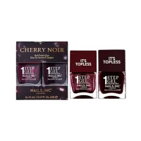 Nails.INC Cherry Noir Nail Polish Duo