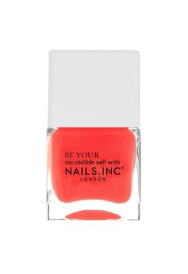 Nails.INC Coral Street Neon Nail Polish