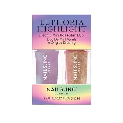 Nails.INC Euphoria Highlight Miniature Nail Polish Duo