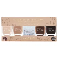 Nails.INC Every Body In Love 4-Piece Nail Polish and Sticker Set – Everybody in Love