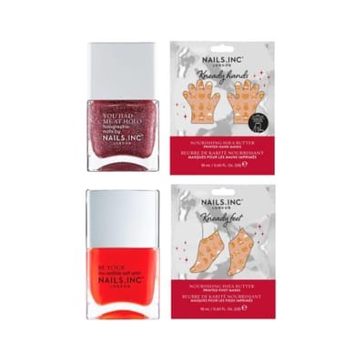 Nails.INC Festive Feels and Heels Nail Polish and Masking Duo