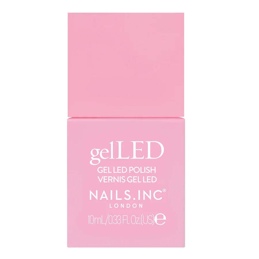Nails.INC gelLED Nail Polish – Pink Chiffon, Candy Pink