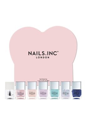 Nails.INC Heart To Get 7-Piece Nail Polish Set