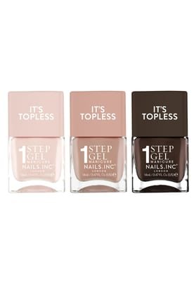 Nails.INC It's Topless Mocha Mousse Nudes Trio