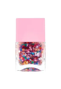 Nails.INC Kissing In Kensington Rainbow Heart Topper Nail Polish