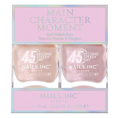 Nails.INC Main Character Moment Nail Polish Duo - 45 Second Speedy Gloss