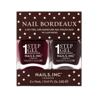 Nails.INC Nail Bordeaux Nail Polish Duo - 1-Step Gel It's Topless