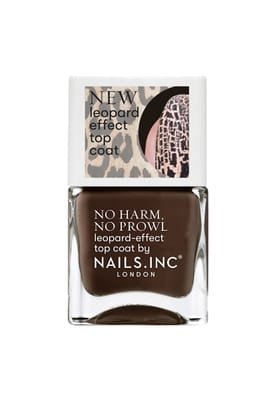 Nails.INC Pawfect Attitude Leopard Effect Top Coat