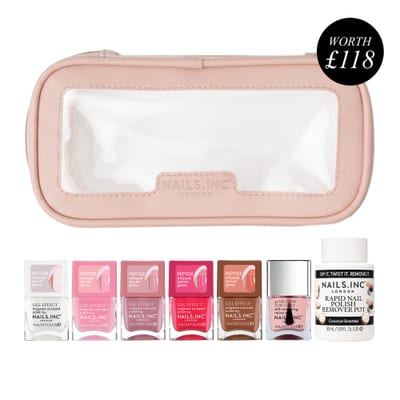 Nails.INC Plump and Glow 8-Piece Peptide-Infused Nail Polish Set