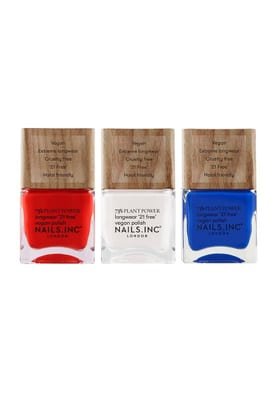 Nails.INC The Best Of British Plant Power Vegan Nail Polish Trio