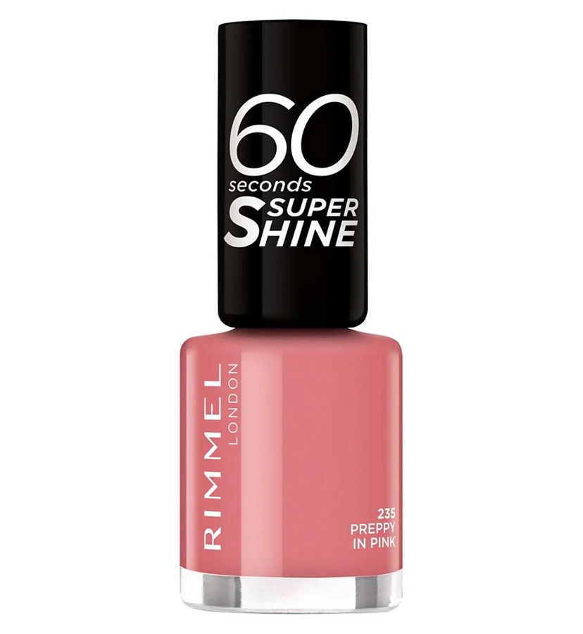 Rimmel Rimmel 60 Seconds Super Shine Nail Polish – 235 Preppy In Pink