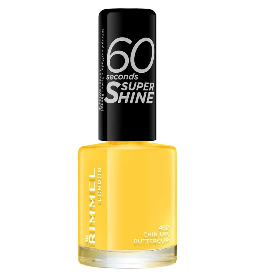 Rimmel Rimmel 60 Seconds Super Shine Nail Polish – 452 Chin Up , Buttercup