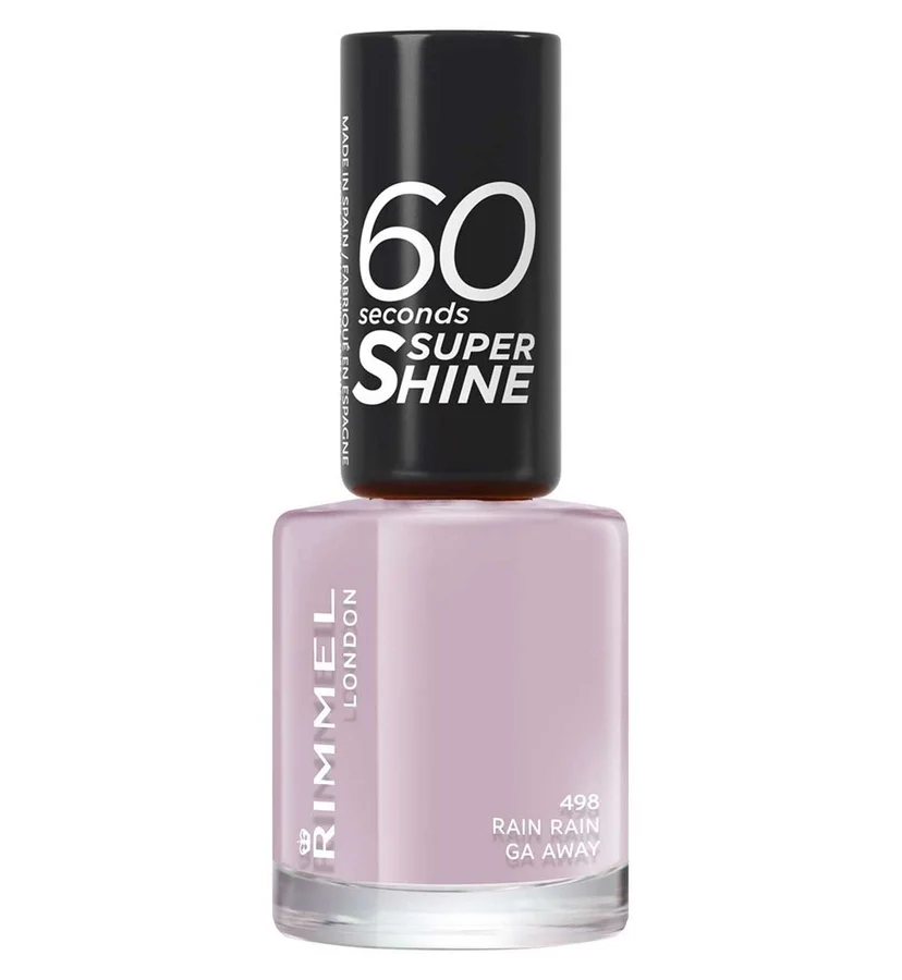 Rimmel Rimmel 60 Seconds Super Shine Nail Polish – 498 Rain Rain Go Away