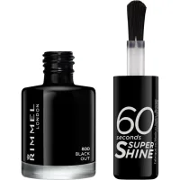 Rimmel Rimmel 60 Seconds Super Shine Nail Polish – 800 Black Out