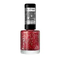 Rimmel Rimmel Glitter High Coverage Nail Polish – 002 Ruby Crush
