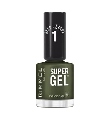 Rimmel Rimmel Super Gel Nail Polish 102 Paradise Valley 12ml