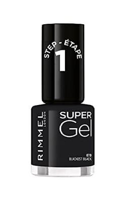 Rimmel Rimmel Super Gel Nail Polish Black Obsession