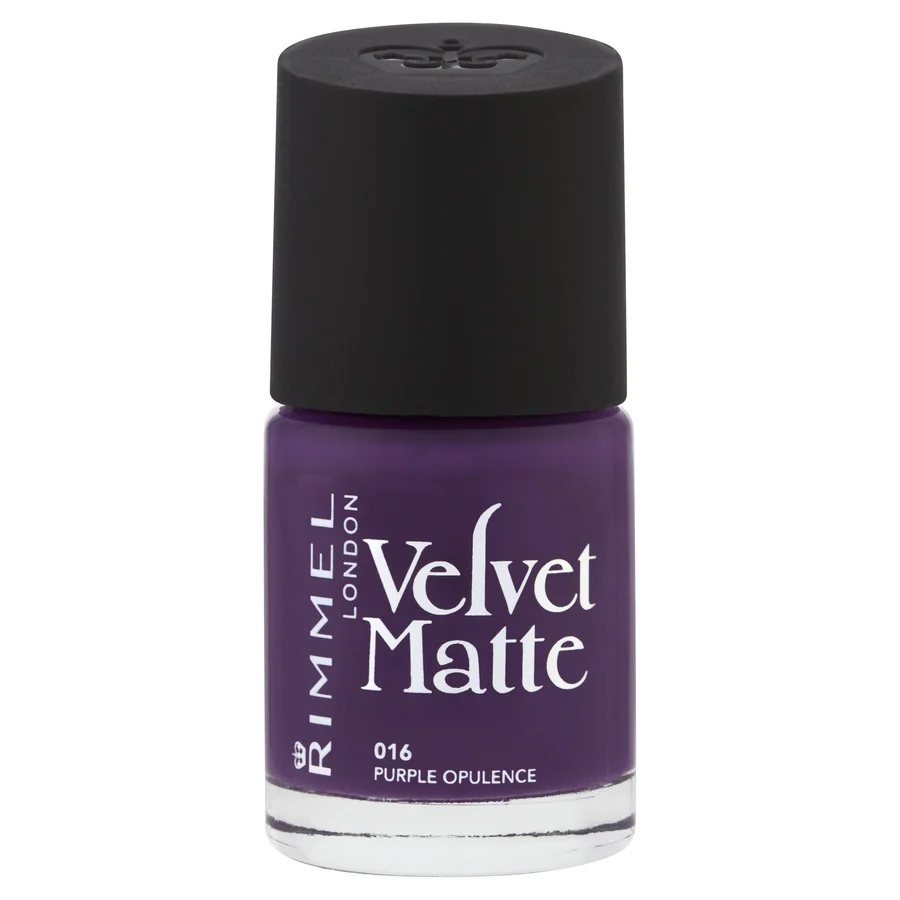 Rimmel Rimmel Velvet Matte Nail Polish 12ml - 016 Purple Opulence