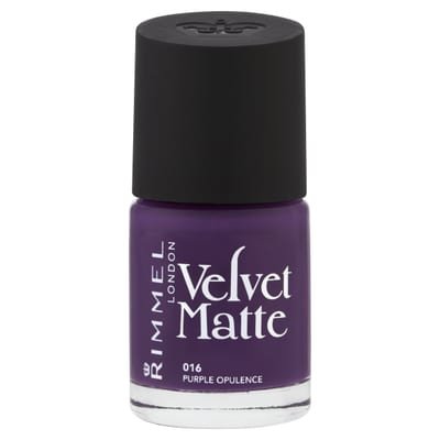 Rimmel Rimmel Velvet Matte Nail Polish 12ml - 016 Purple Opulence