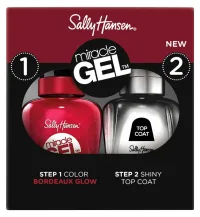 Sally Hansen Sally Hansen Miracle Gel Nail Polish & Topcoat Duo – Bordeaux Glow