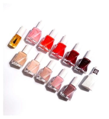Essie Essie Gel Couture Longlasting High Shine Nail Polish Kit, Includes 10 Shades, Topcoat And Cuticle Oil