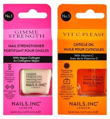Nails Inc Nails Inc Cuticle Oil & Strengthen Bundle