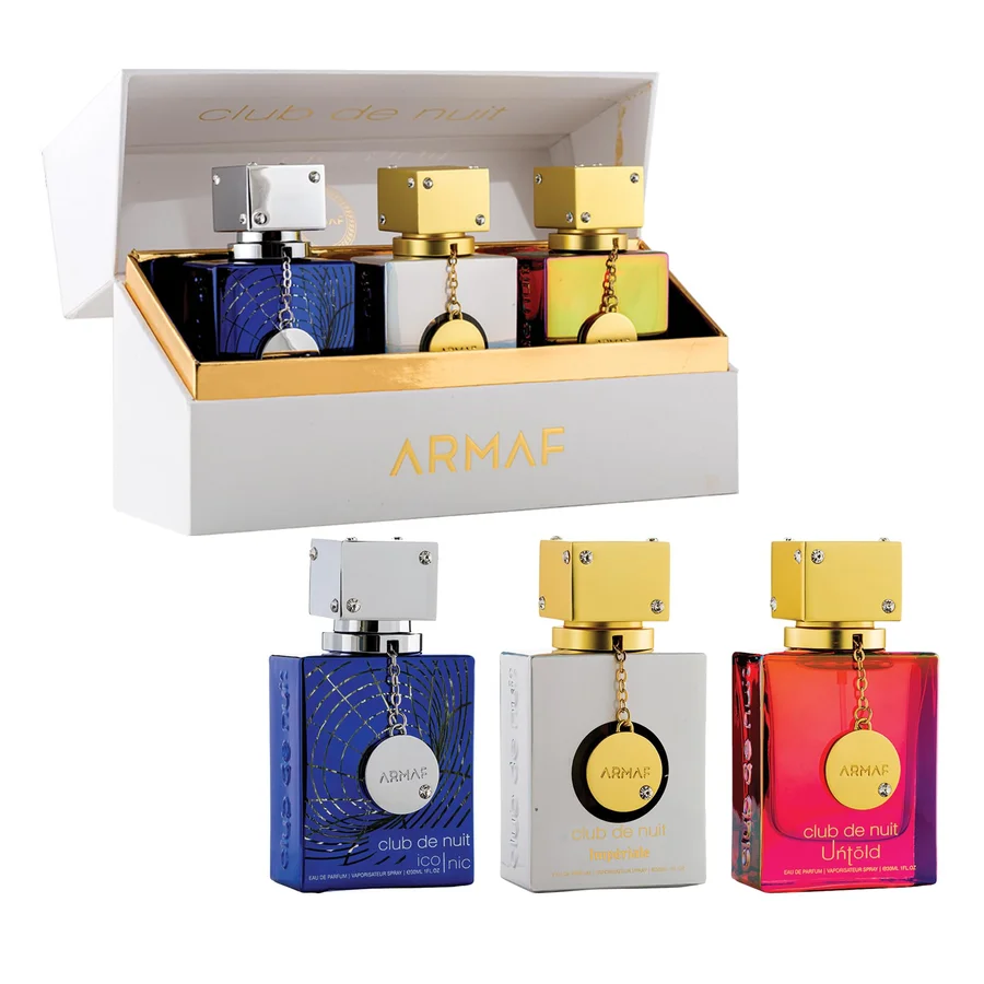 Armaf Armaf Parfum A Collector's Pride Gift Set 30ml Club De Nuit Blue Iconic EDP + 30ml Club de Nuit Untold EDP + 30ml Club de Nuit White Imperiale EDP