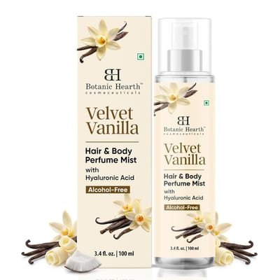 Botanic Hearth Botanic Hearth Velvet Vanilla Hair Spray & Body Perfume Mist