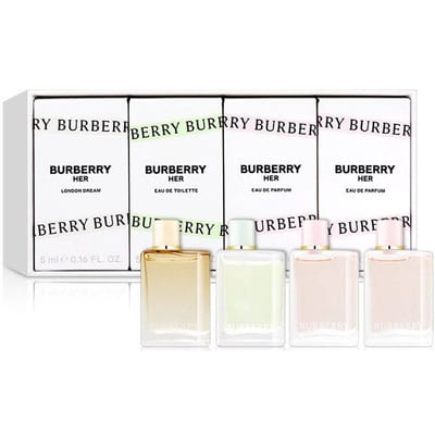 Burberry Burberry (L) Mini 2 x 5ml EDP Burberry + 5ml EDT Burberry Her + 5ml EDP Burberry Her London Dream