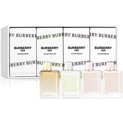 Burberry Burberry (L) Mini 2 x 5ml EDP Burberry + 5ml EDT Burberry Her + 5ml EDP Burberry Her London Dream