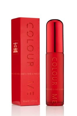 Colour Me Colour Me Red Gift Set 50ml PDT Spray + 10ml Roll-on Perfume
