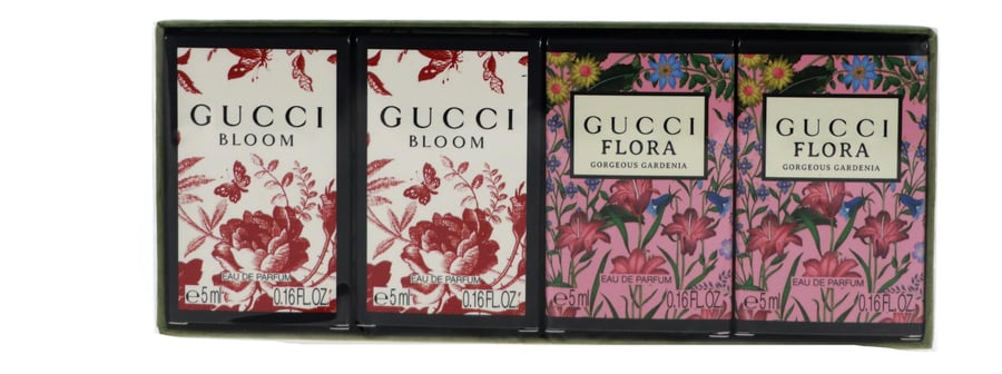 Gucci Gucci Miniature Gift Set 2 x 5ml Bloom EDP + 2 x 5ml Flora EDP