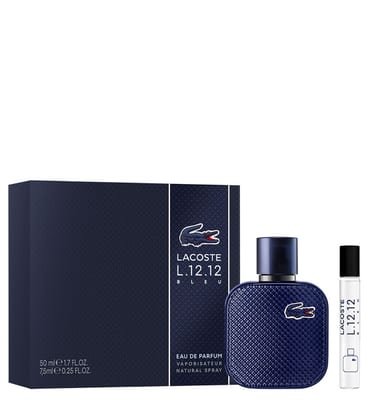 Lacoste Lacoste L.12.12 Bleu Gift Set Eau De Parfum 50Ml & Travel Spray 7.5ml