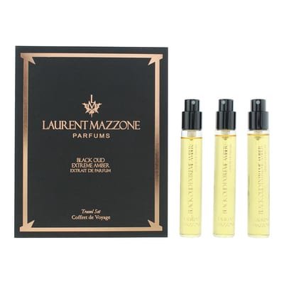 Laurent Mazzone Laurent Mazzone Black Oud Extreme Amber Extrait de Parfum Travel set 3x15ml