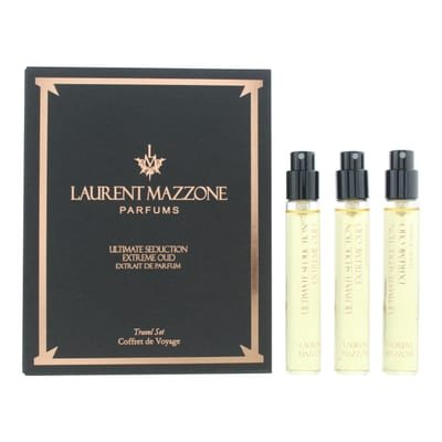Laurent Mazzone Laurent Mazzone Ultimate Seduction Extreme Oud Extrait de Parfum Travel set 3x15ml