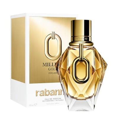 Rabanne Rabanne Million Gold For Her Eau De Parfum Refillable 90ml