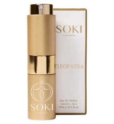 Soki Soki London Cleopatra Eau De Parfum Intense Refillable Travel Spray 15ml