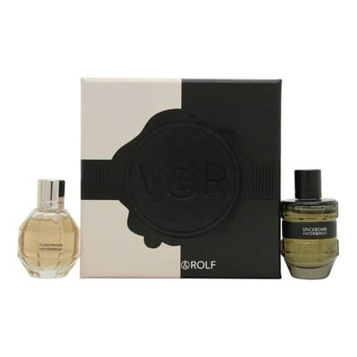 Viktor & Rolf Viktor & Rolf Gift Set 7ml FlowerBomb EDP + 7ml Spicebomb EDT