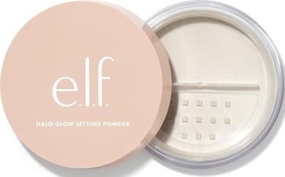 e.l.f. e.l.f. e.l.f., Halo Glow Setting Powder, Silky, Weightless, Blurring, Smooths, Minimizes Pores and Fine Lines, Creates Soft Focus Effect, Light, Semi-Matte Finish,