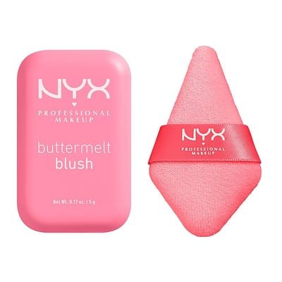 NYX Professional Makeup NYX Professional Makeup Nyx Buttermelt Blush Butta Together & Wondersnatch Face Powder Puff Duo Bundle